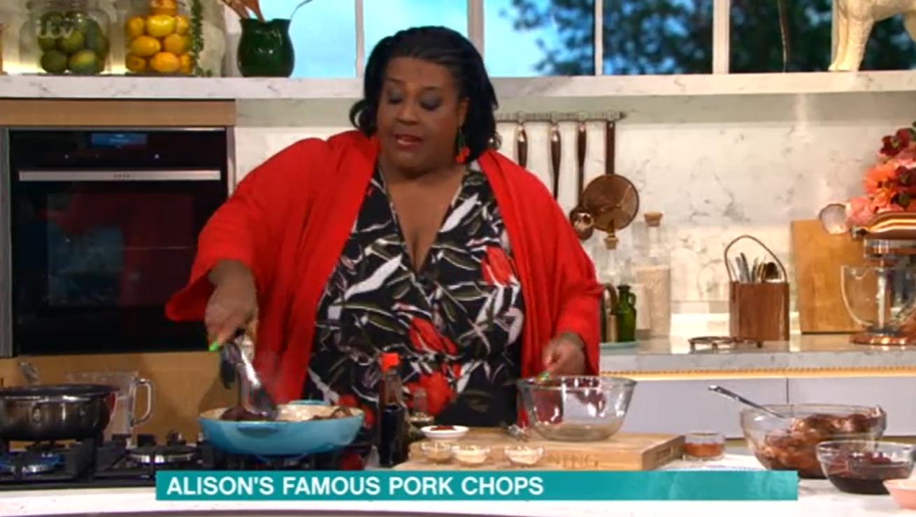 Alison Hammond This Morning Cooking Credit: ITV