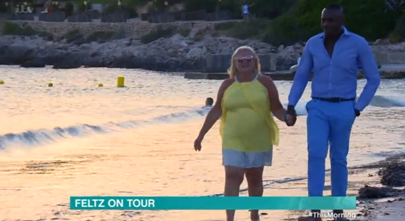Vanessa and Ben were on holiday together (Credit: ITV)
