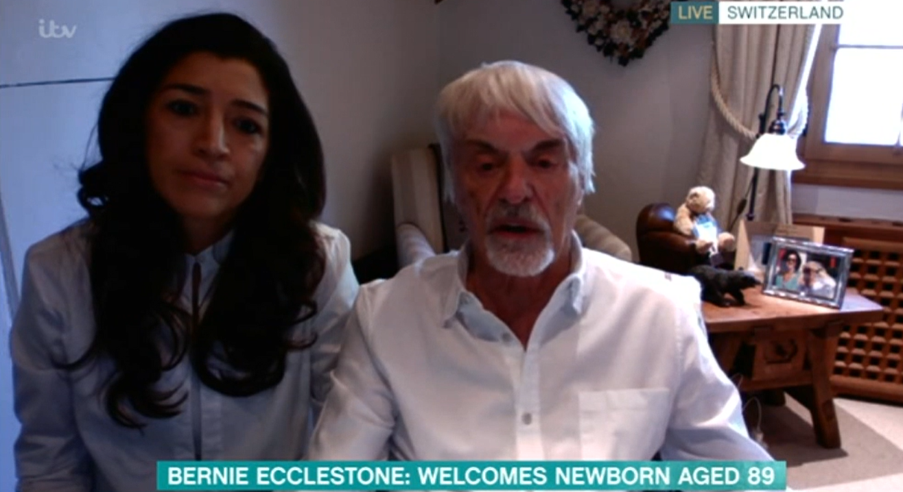 This Morning Bernie Ecclestone Phil Holly ITV