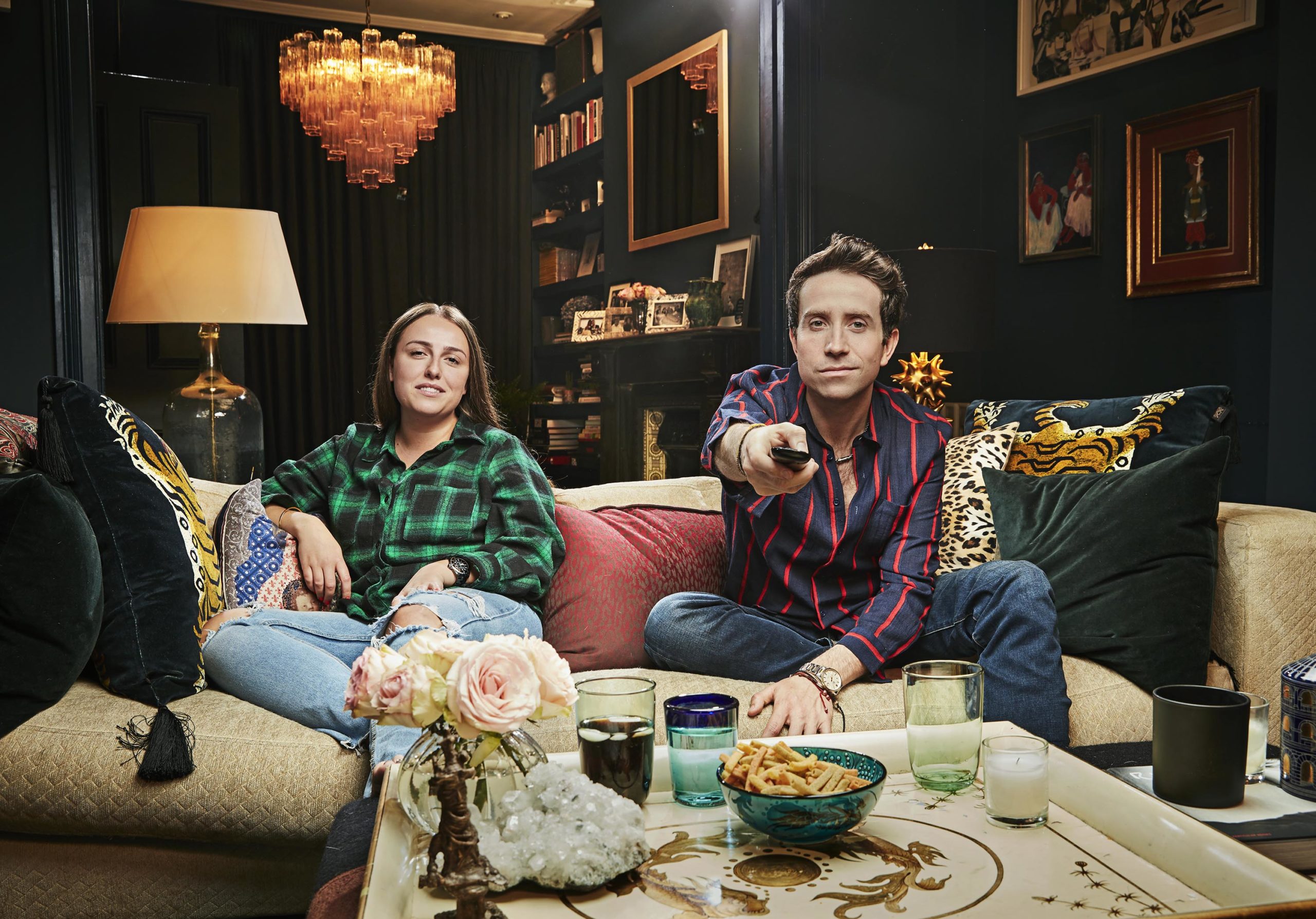 Celebrity Gogglebox pair Nick Grimshaw and niece Liv