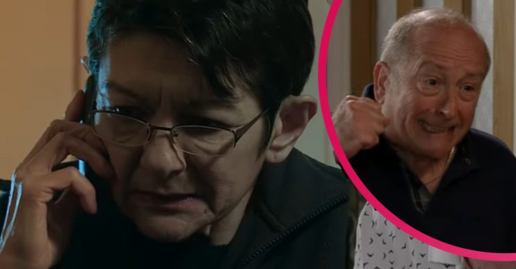 Coronation Street Yasmeen phone Credit: ITV