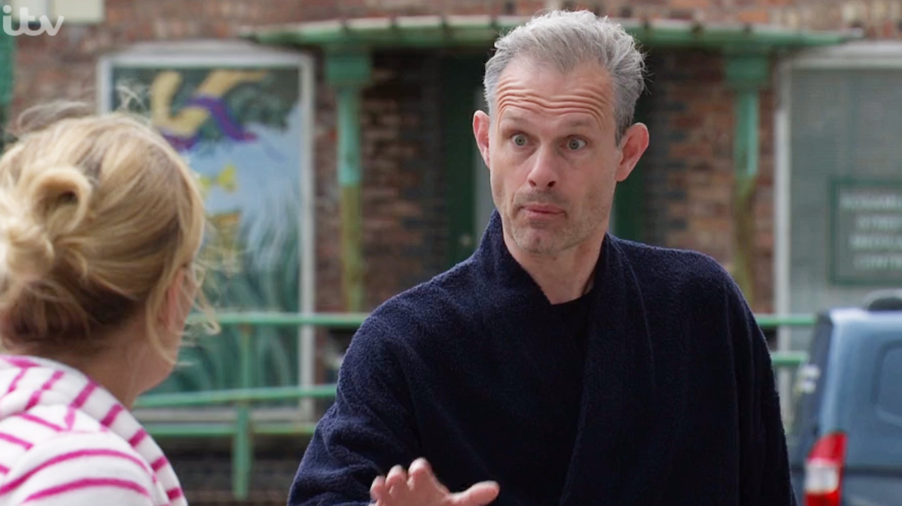 Coronation Street Nick - sally kitchen clock error