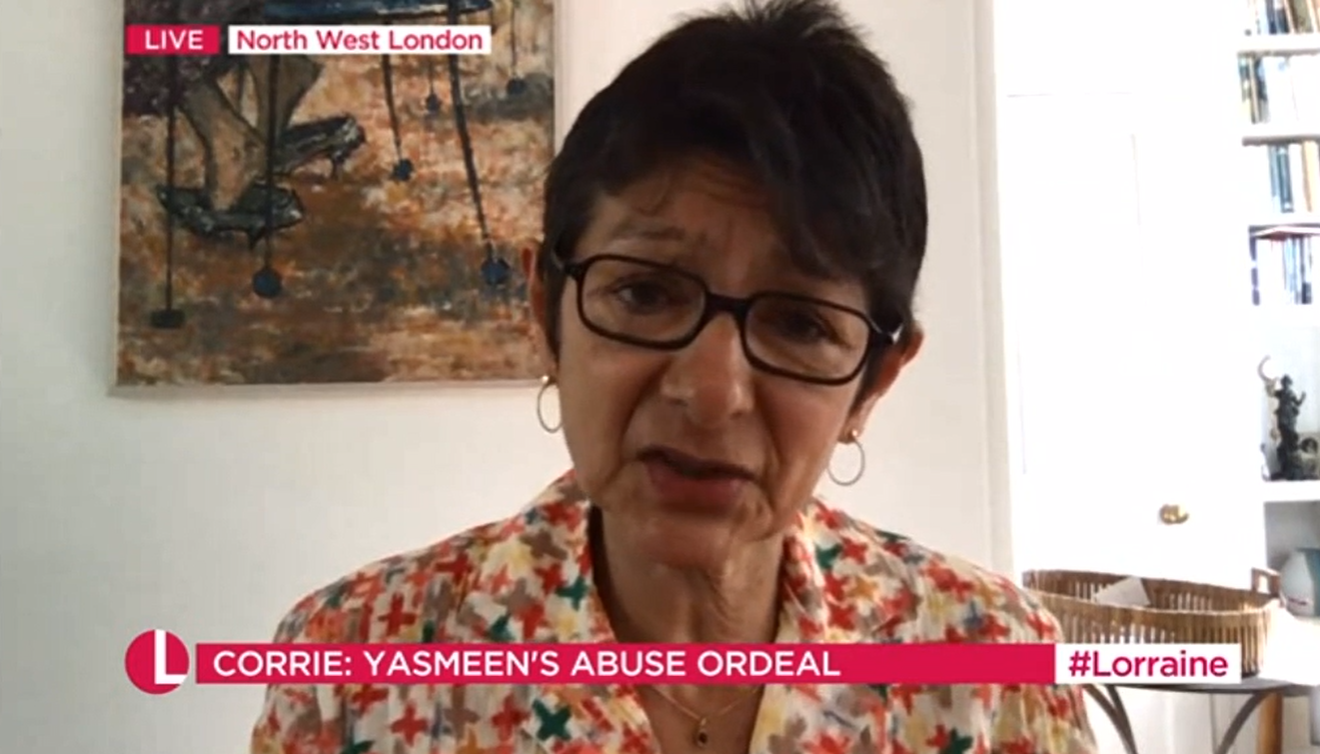 Coronation Street Shelley King aka Yasmeen on Lorraine Credit: ITV