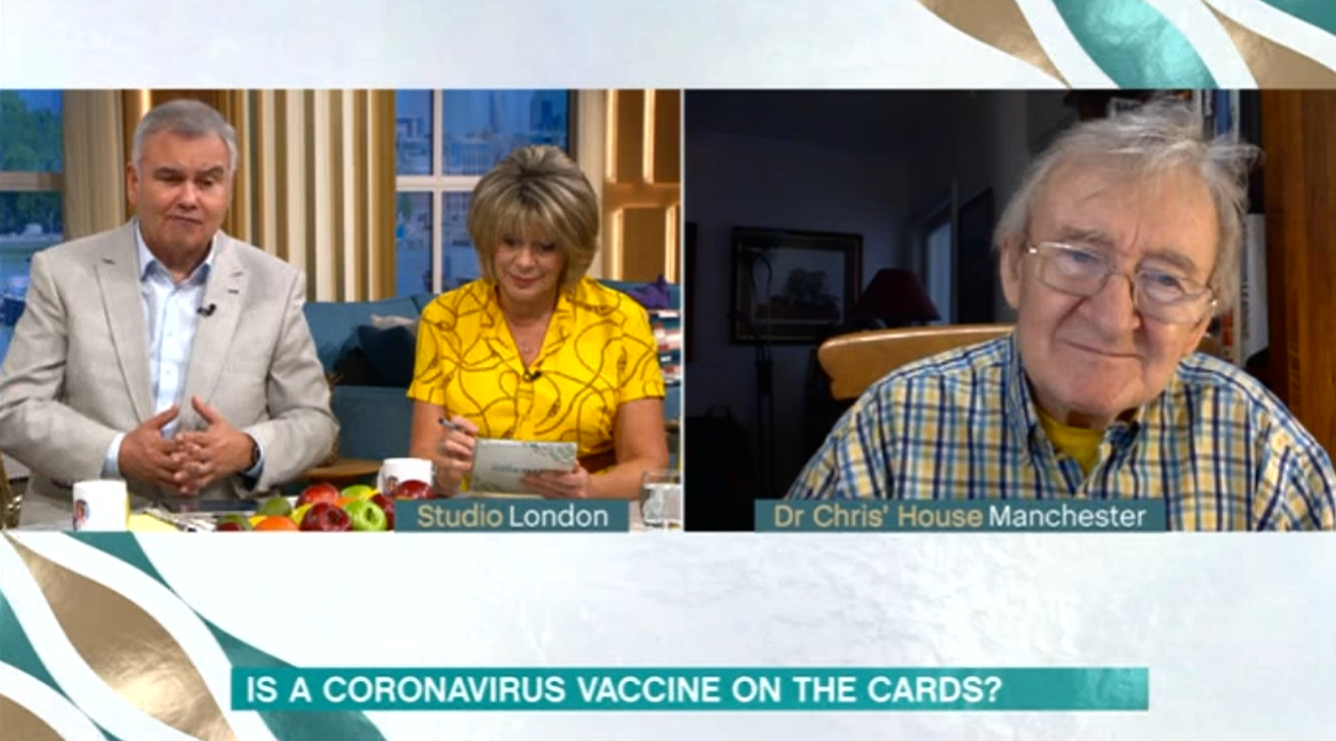 Eamonn Ruth and Dr Chris This Morning Credit: ITV