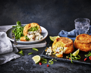 mushy pea fishcakes