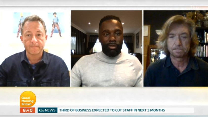 Good Morning Britain COVID charges debate Credit: ITV