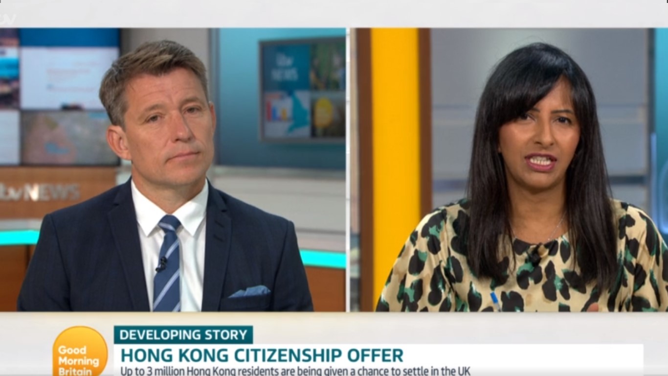 Ben was joined by Ranvir on today's GMB (Credit: ITV)