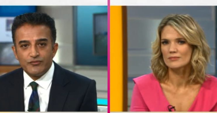 Good Morning Britain Adil Ray Charlotte Hawkins Credit: ITV
