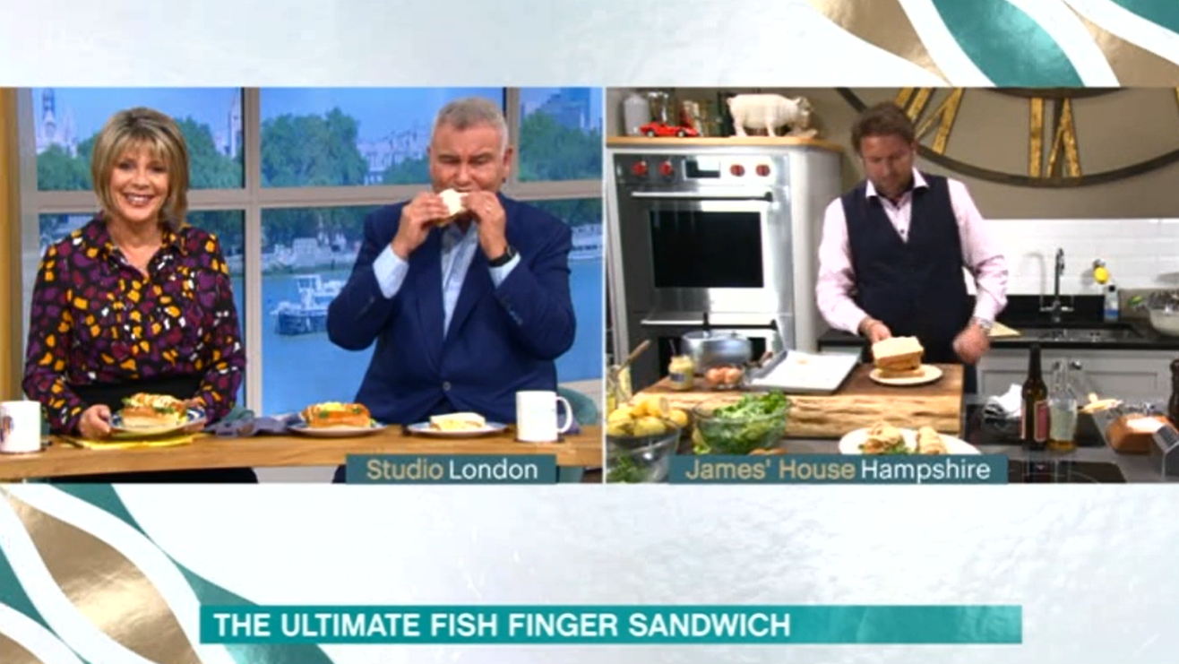 Ruth Langsford Eamonn Holmes This Morning James Martin Credit: ITV