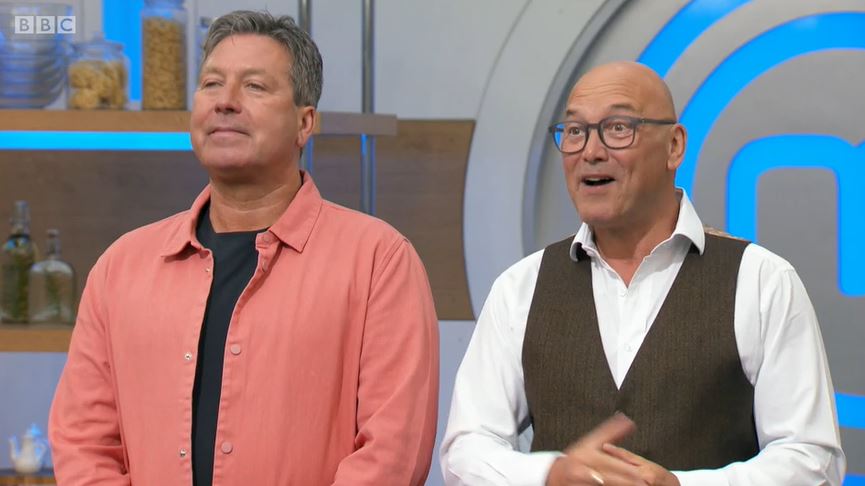 John Torode and Gregg Wallace on Celebrity MasterChef
