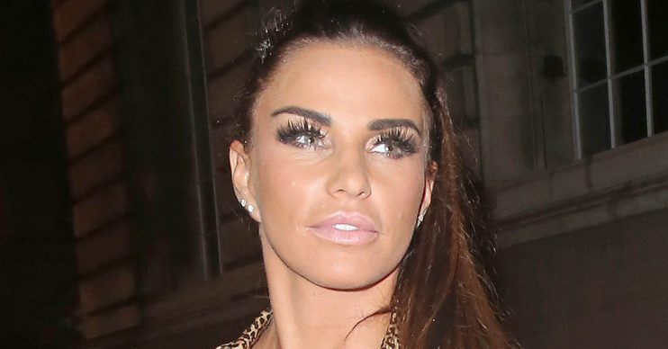 Katie Price broken feet