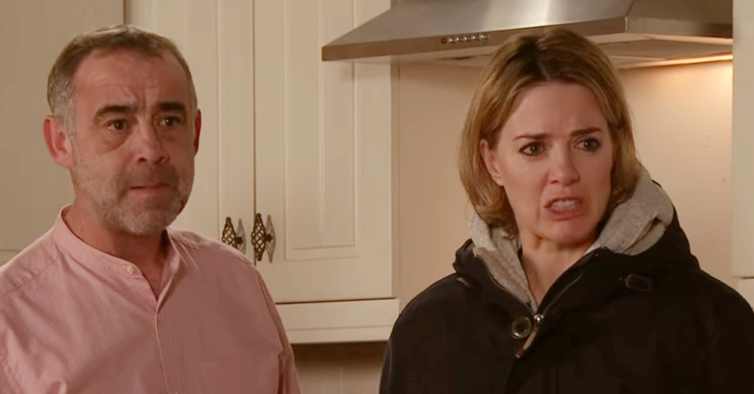 Coronation Street: Kevin and Abi look angry