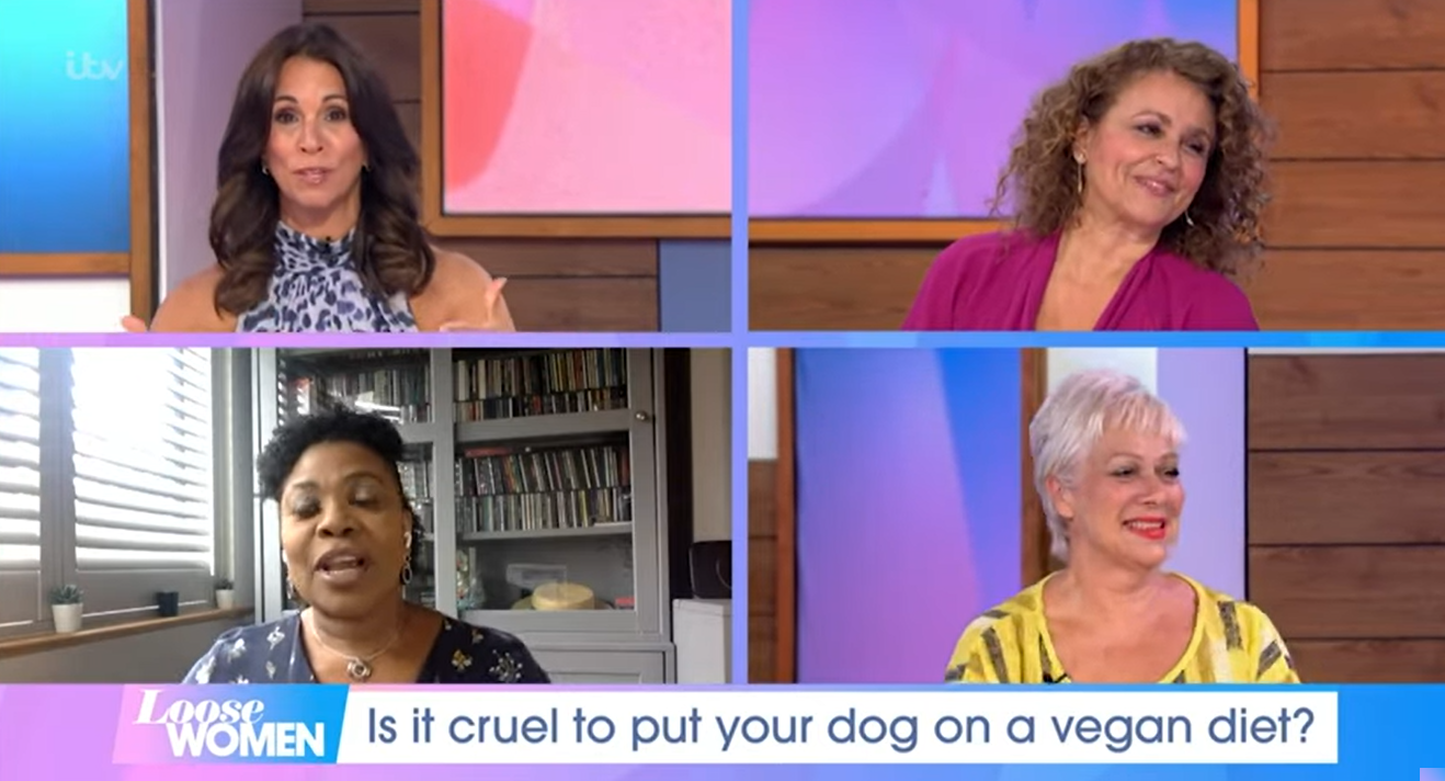 The panel weren't sure about a vegan diet for dogs (Credit: ITV)