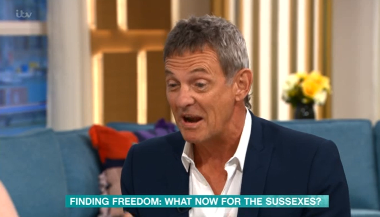 Matthew Wright on This morning hair Credit: ITV