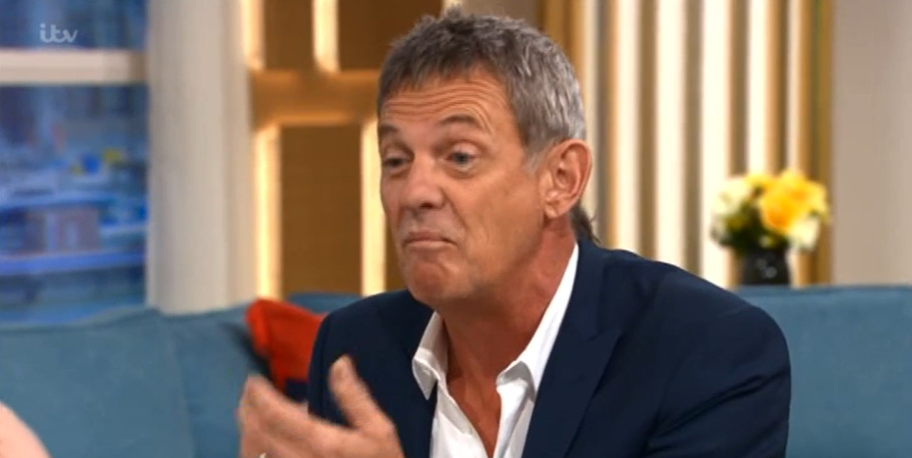 Matthew Wright on This morning hair Credit: ITV
