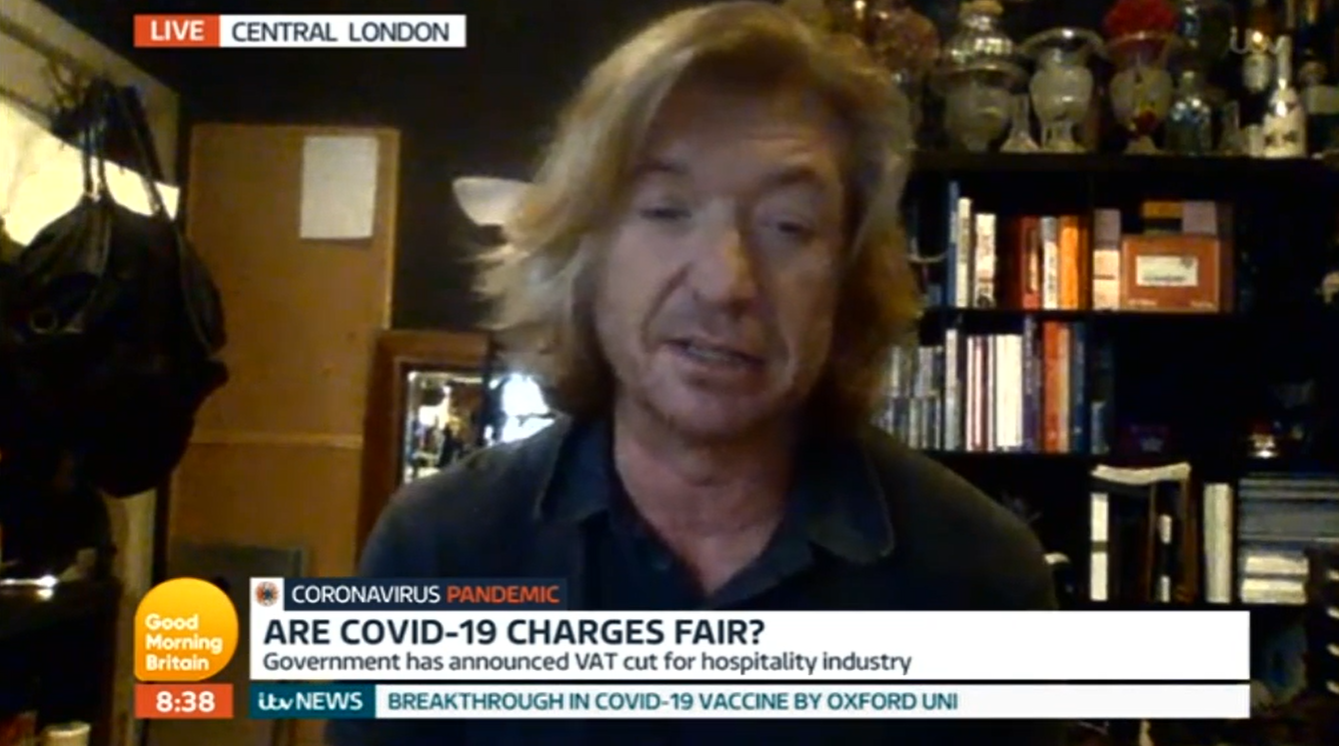 Nicky Clarke GMB ITV