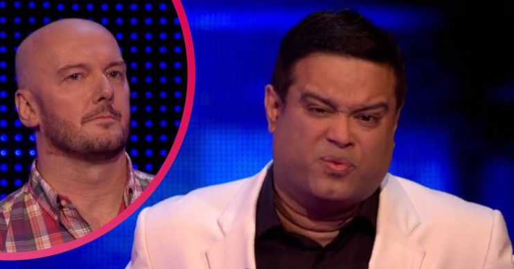 Paul Sinha and The Chase contestant George