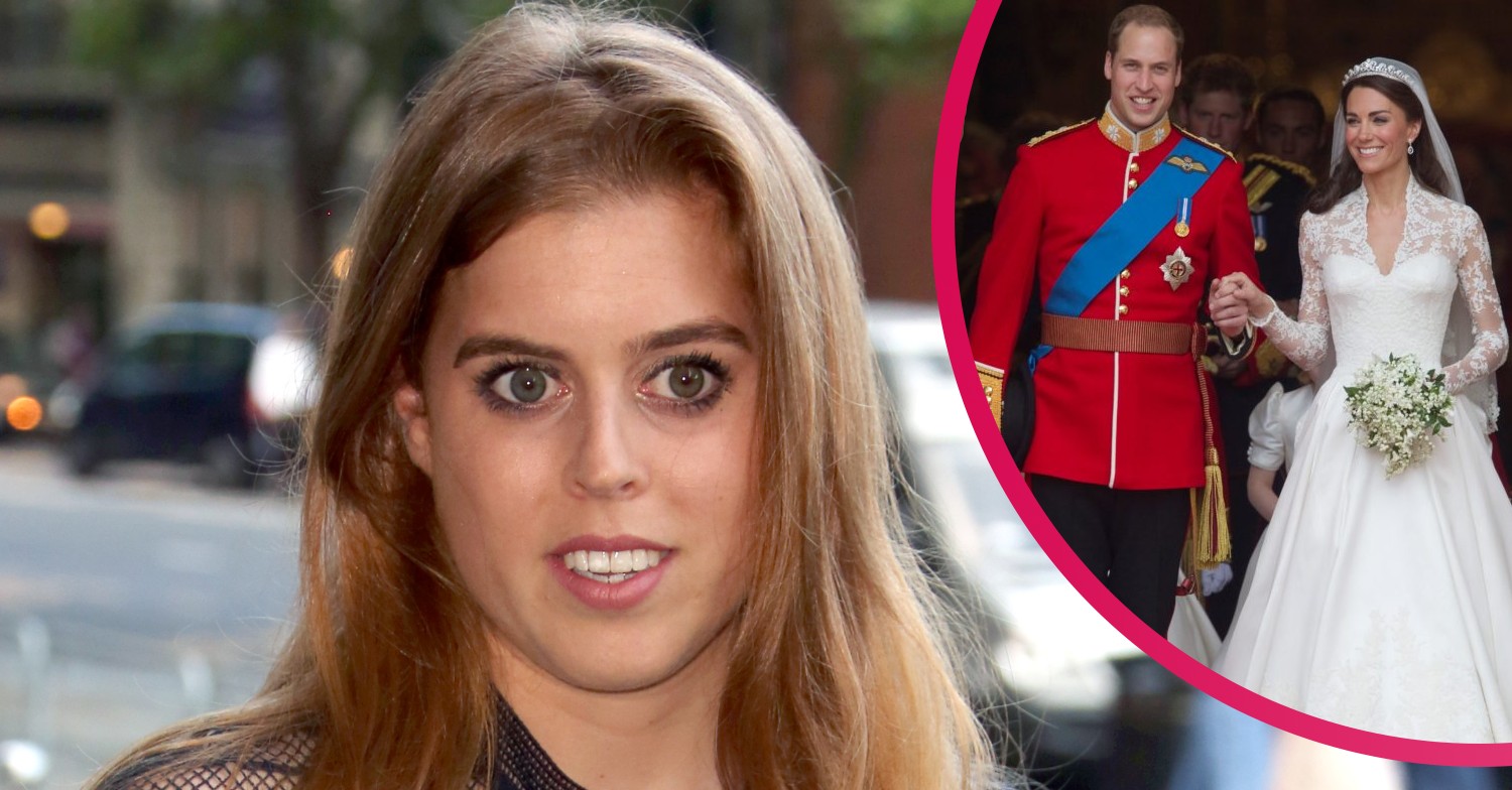 Princess Beatrice wedding shoes Credit: Splash News