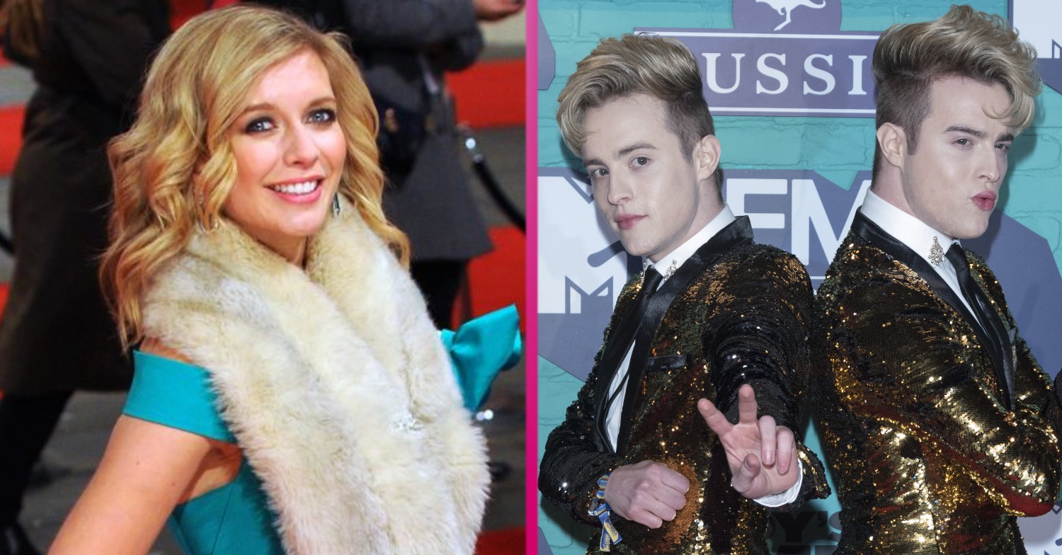 Rachel Riley and Jedward