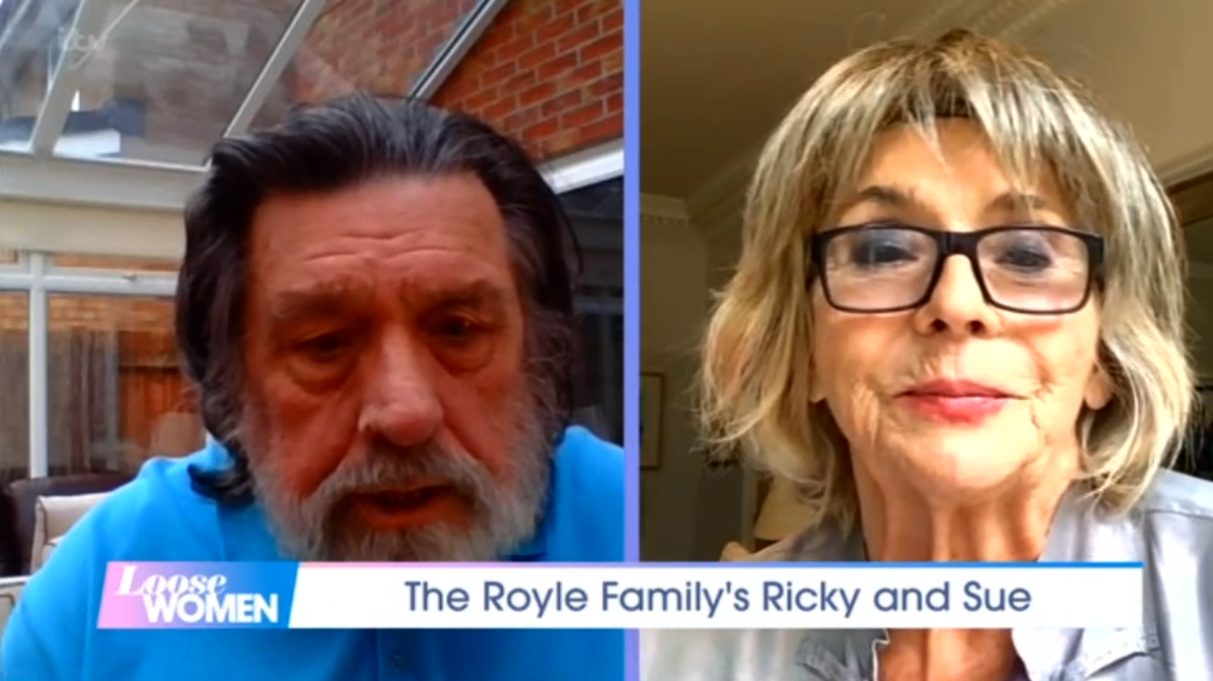 Ricky Tomlinson Sue Johnston Loose Women ITV
