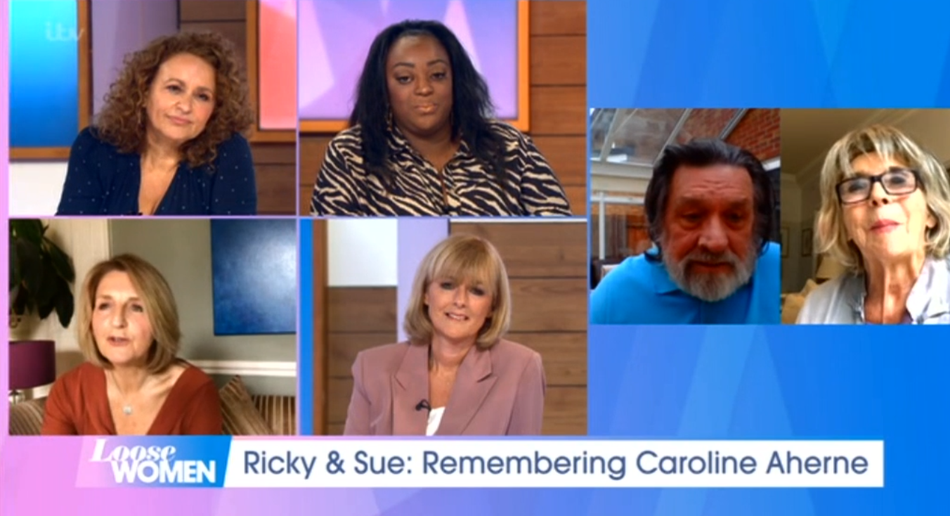 Ricky Tomlinson Sue Johnston Loose Women ITV