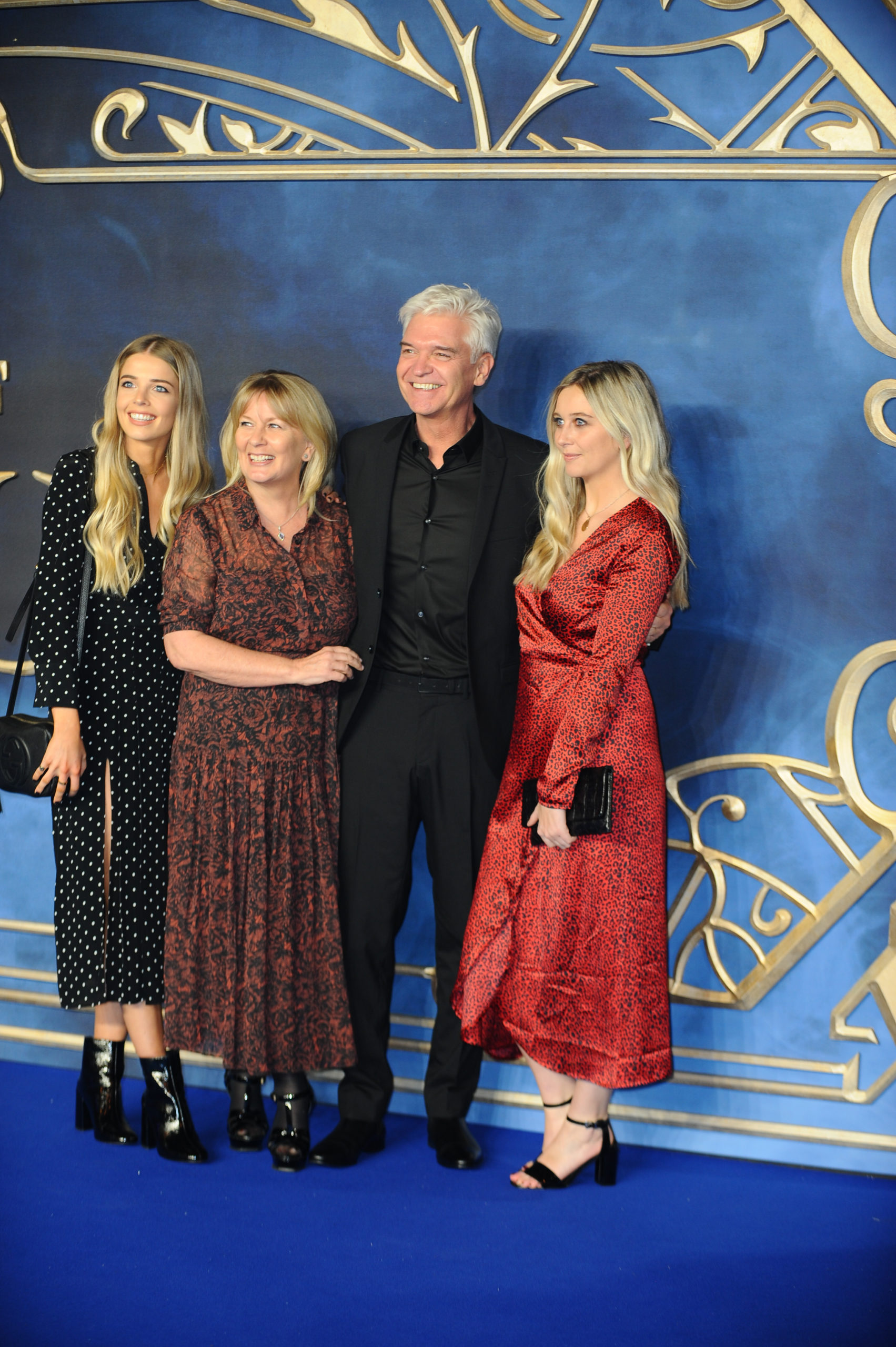 Philip Schofield with family