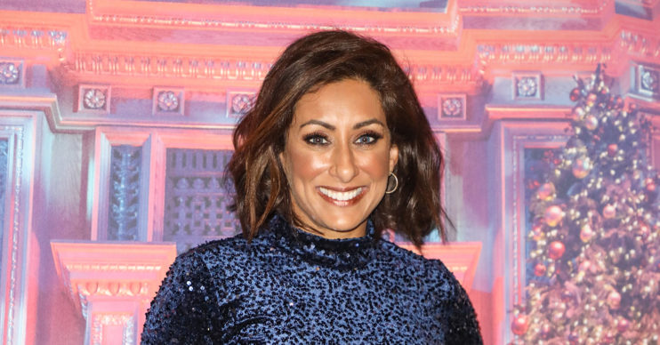 Saira Khan on the red carpet