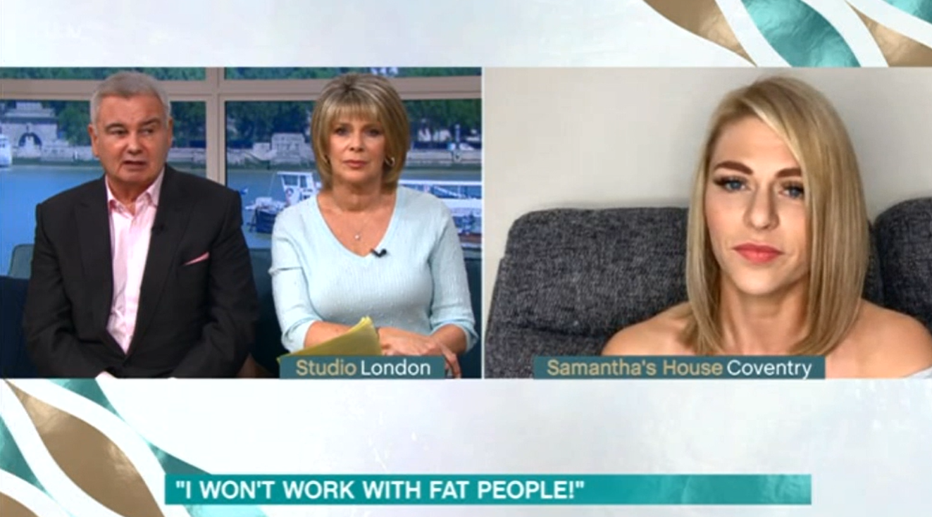 This Morning Eamonn Holmes Ruth Langsford Samantha Yardley ITV