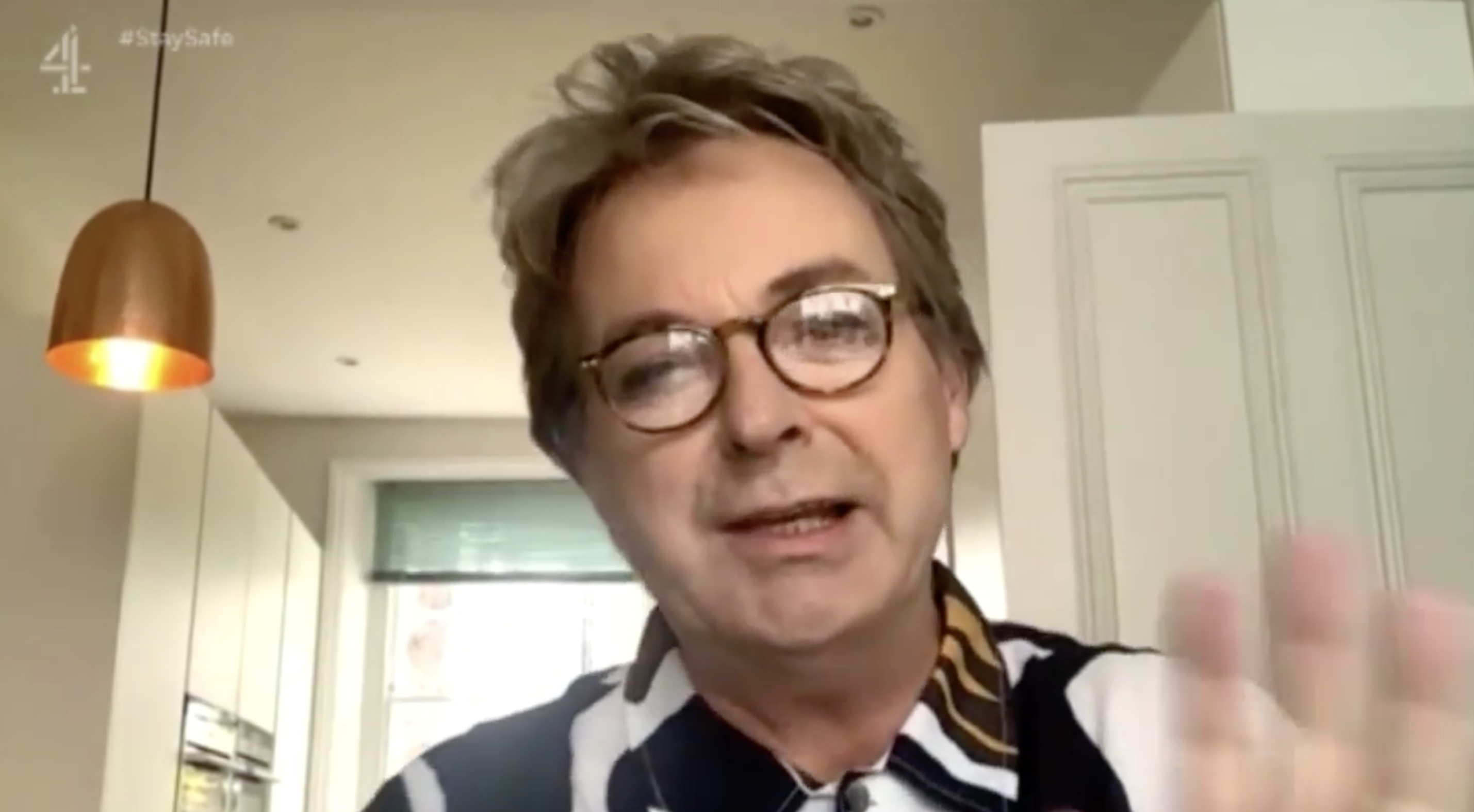 Julian immediately roasted Tim and Simon
