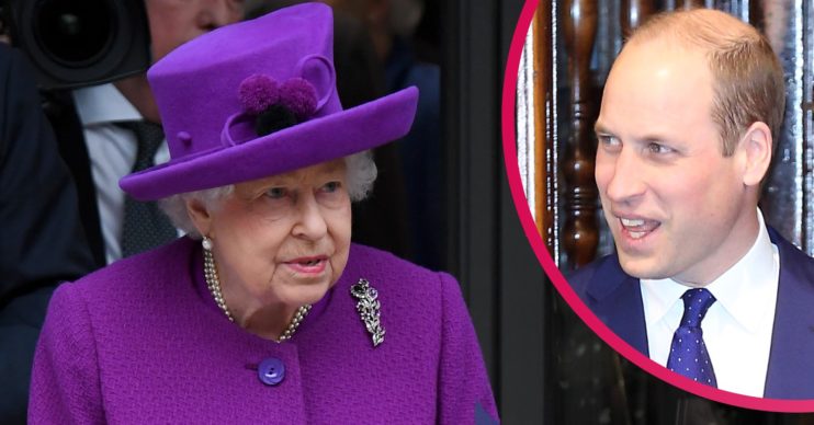 The Queen and Prince William