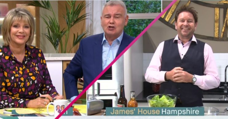 This Morning Eamonn Holmes and Ruth Langsford James Martin Credit: ITV