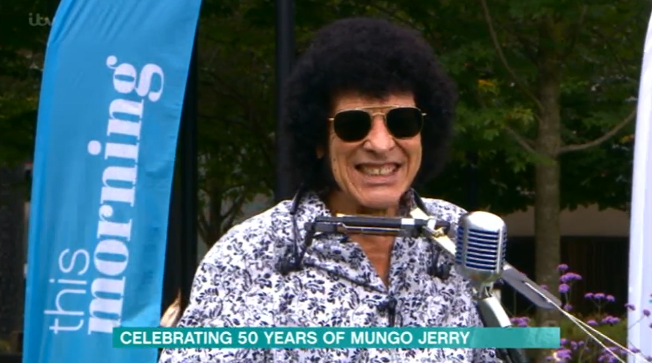 This Morning Mungo Jerry Ruth Langsford Eamonn Holmes Credit: ITV