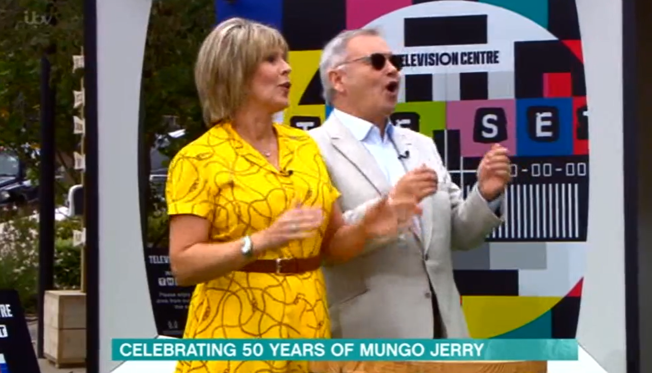 This Morning Mungo Jerry Ruth Langsford Eamonn Holmes Credit: ITV