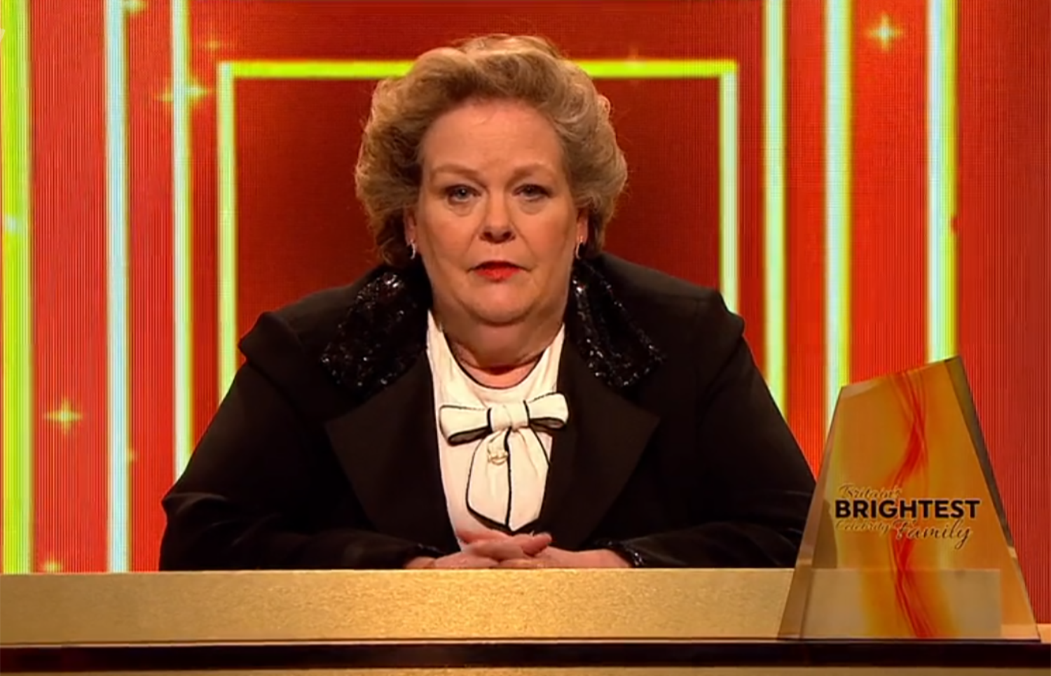 Anne Hegerty on Britain's Brightest family