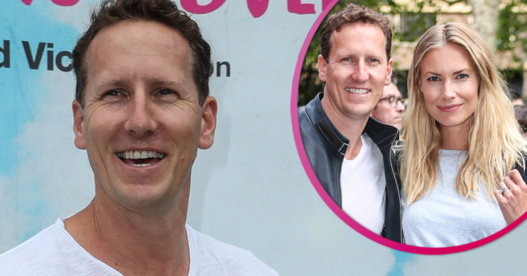 Brendan Cole and wife - wedding
