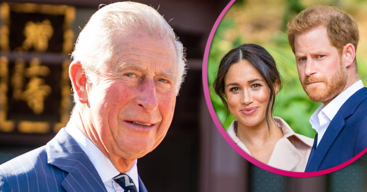 Prince Charles and Meghan and Harry