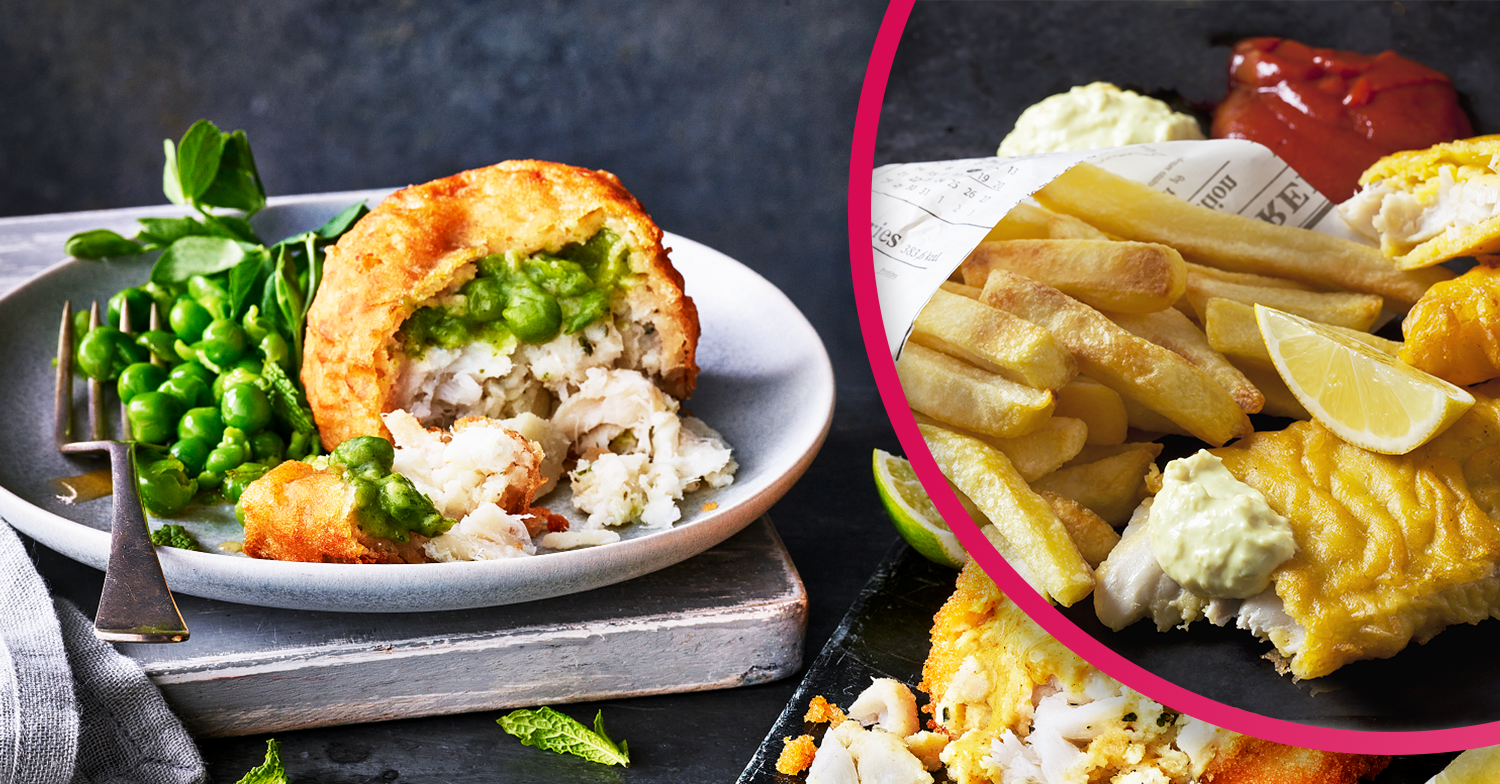mushy pea fishcakes