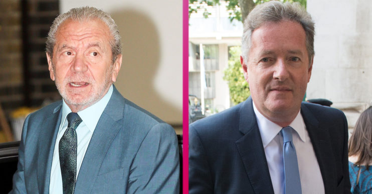 Lord Sugar and Piers Morgan