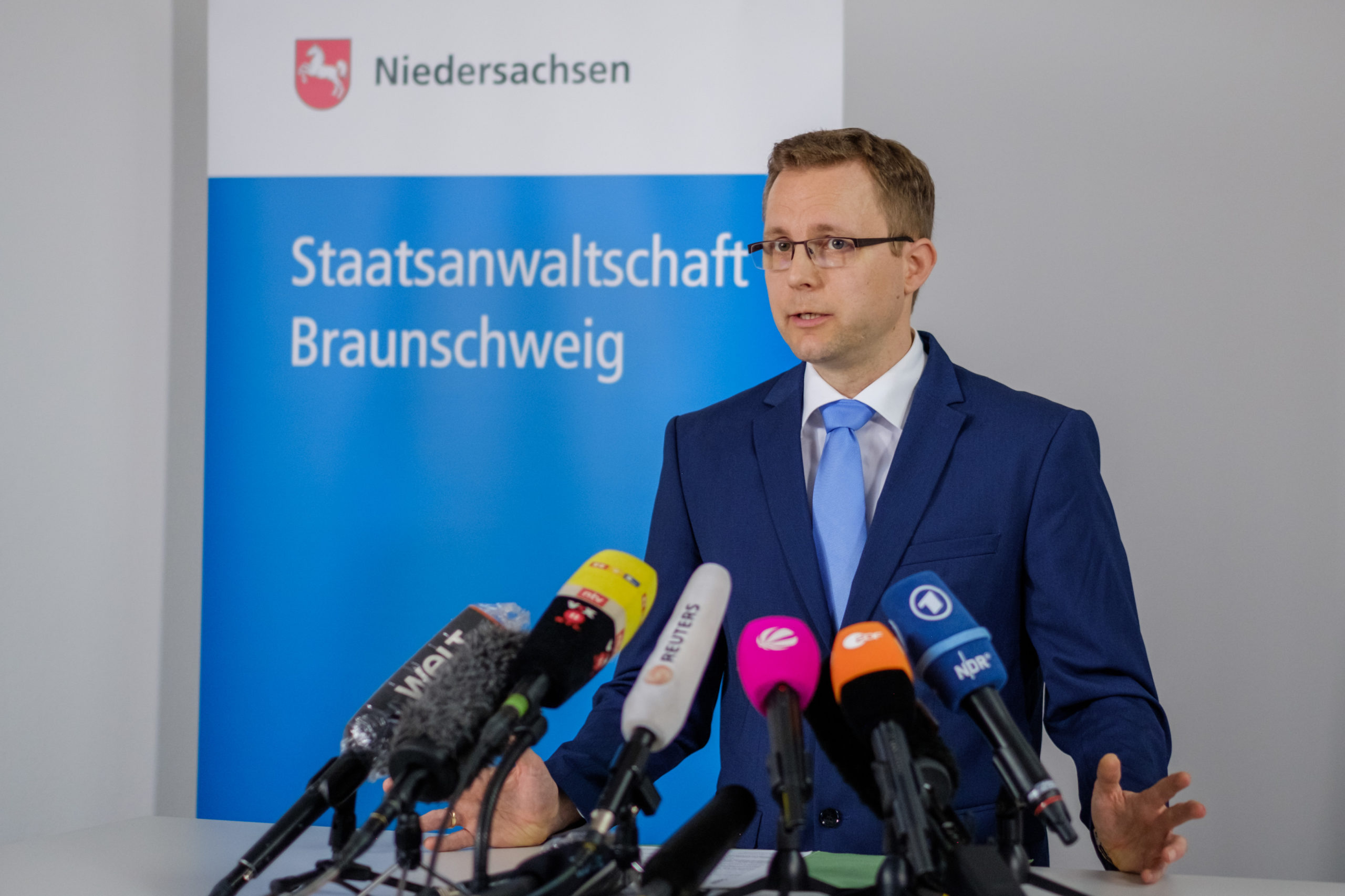 German prosecutor Hans Christian Wolters recently revealed the authorities in Germany have a suspect for the Maddie disappearance (Credit: Cover Images)