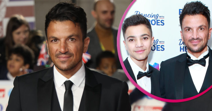 Peter Andre and Junior