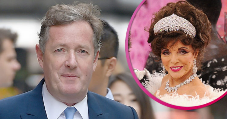 Piers Morgan on holiday with Joan Collins