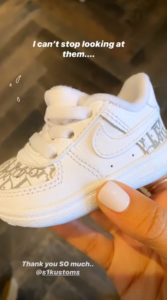 Rochelle Humes son's trainers