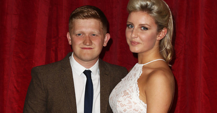 Sam Aston and wife Briony
