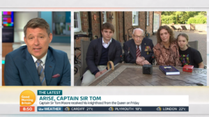 Captain Sir Tom Moore on GMB