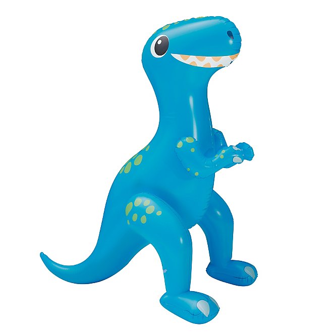 Asda's huge inflatable dinosaur sprinkler