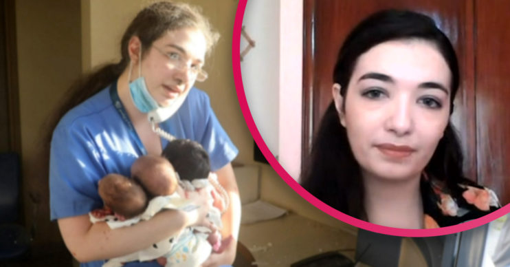 Beirut nurse GMB (Credit: ITV)