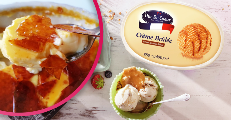 Lidl Crème Brûlée ice cream