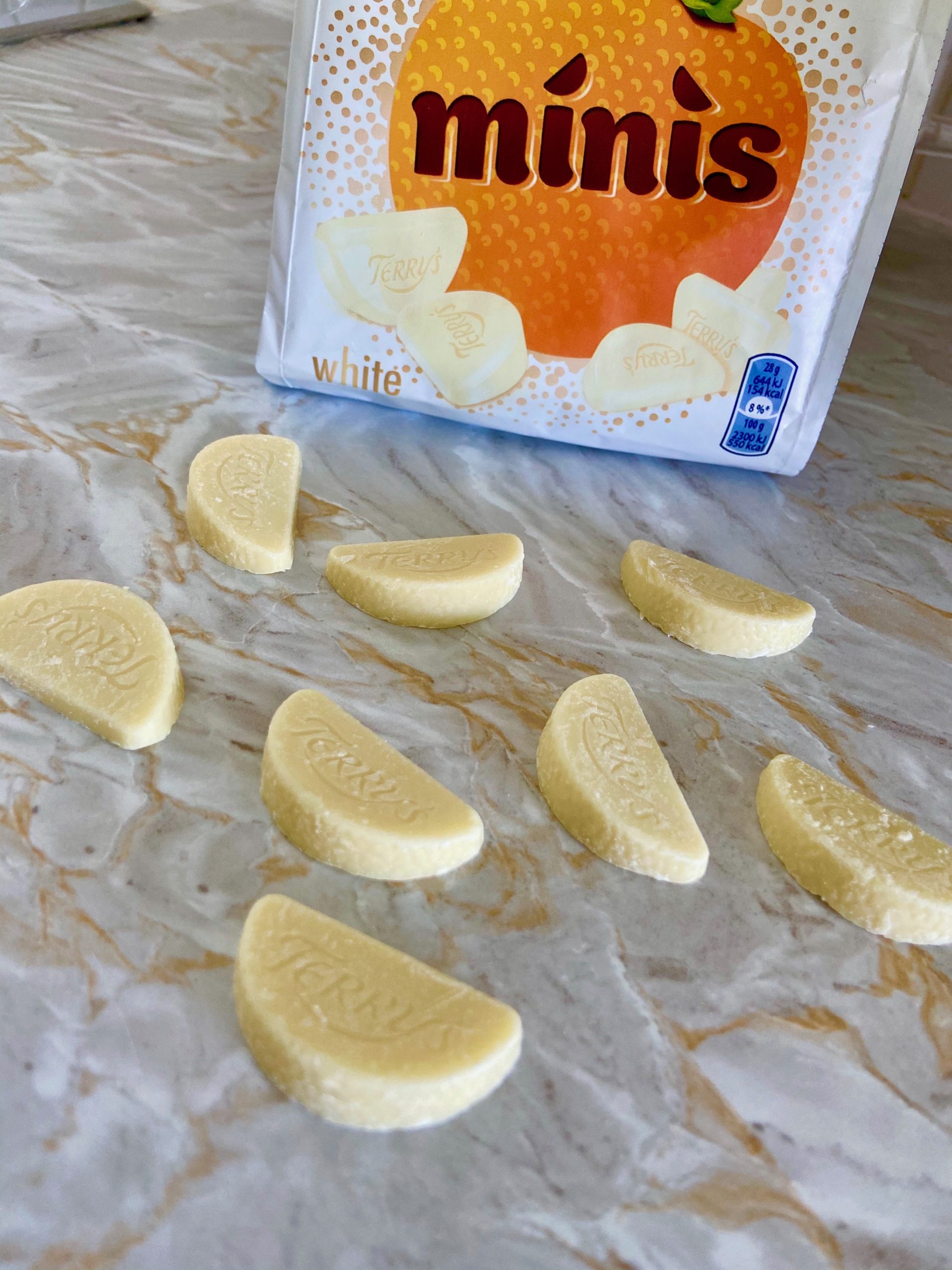 White chocolate orange