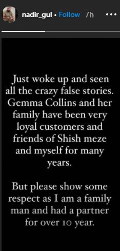 Gemma collins Nadir gul