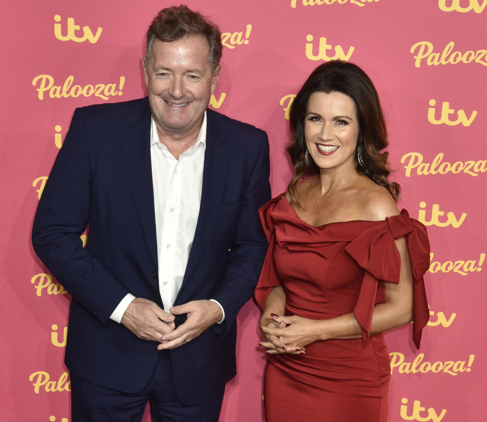 Piers Morgan with GMB co-host Susanna Reid